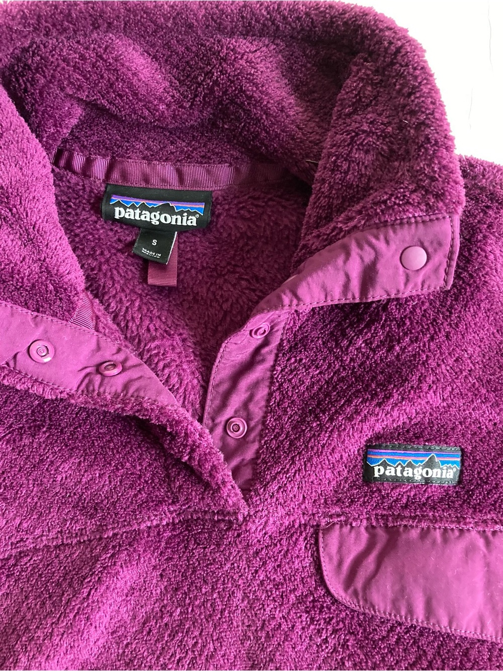 Patagonia retool snap fleece pullover small